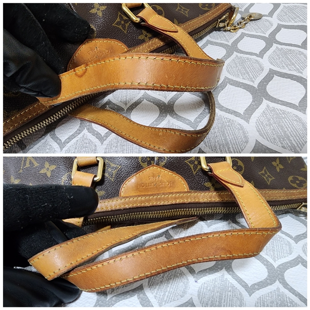 LOUIS VUITTON Monogram Palermo PM Shoulder Bag Brown - Picture 8 of 16